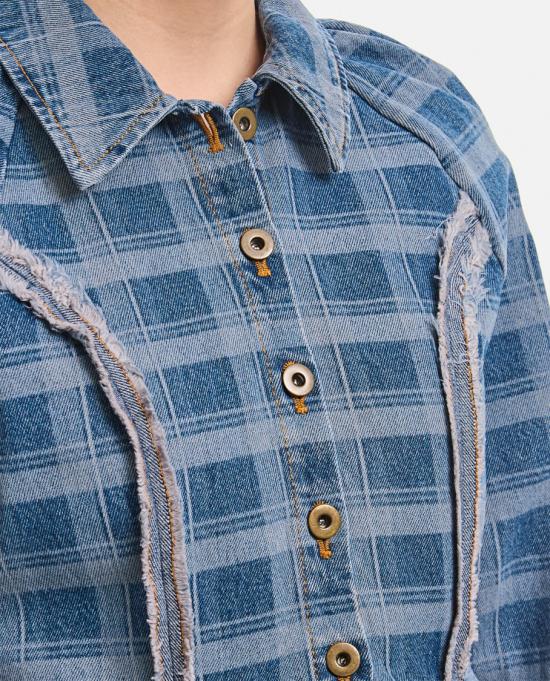  몰리 고다드 데님 자켓 MGSS2464BLUE Blue - MOLLY GODDARD