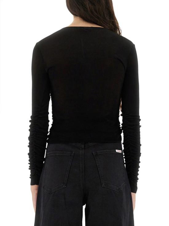 25FW 셀프 포트레이트 탑 PF25 098T B BLACK - SELF PORTRAIT