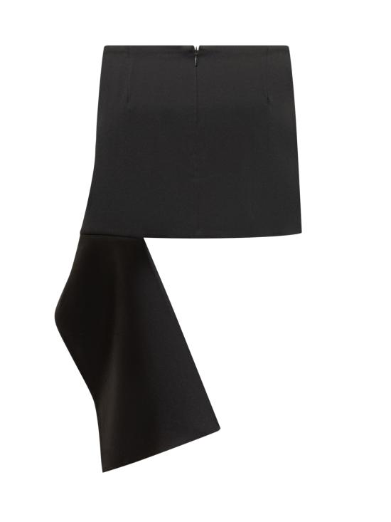 25FW 쿠레쥬 스커트 425CJU313TA0007 9999 BLACK - COURREGES