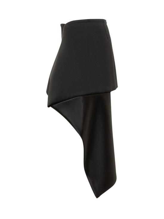 25FW 쿠레쥬 스커트 425CJU313TA0007 9999 BLACK - COURREGES