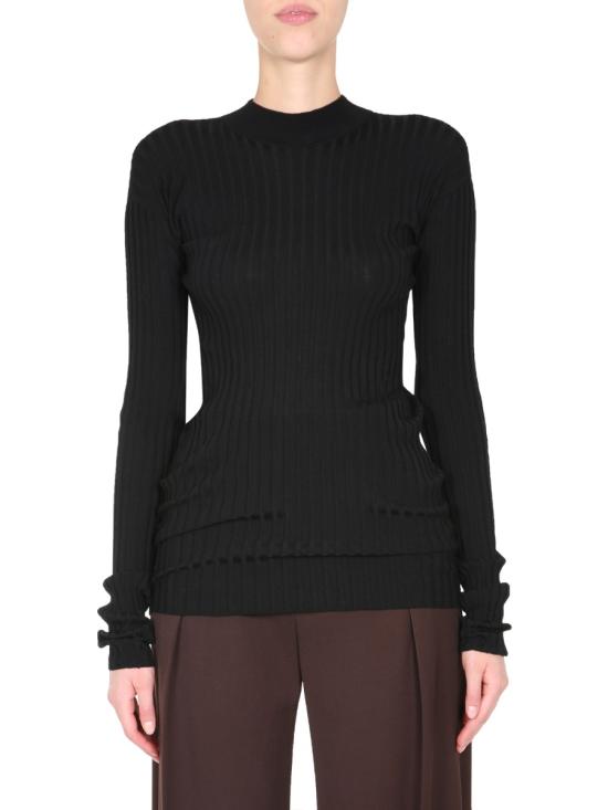 26FW 보테가베네타 스웨터 631301 VKWG01000 BLACK