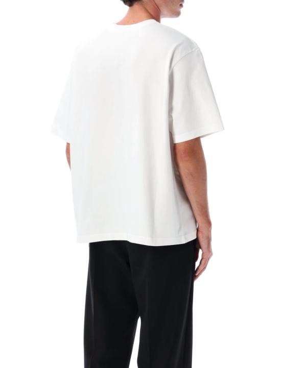 25FW 카사블랑카 반팔 티셔츠 M AW25 JTS 044 08 White - CASABLANCA