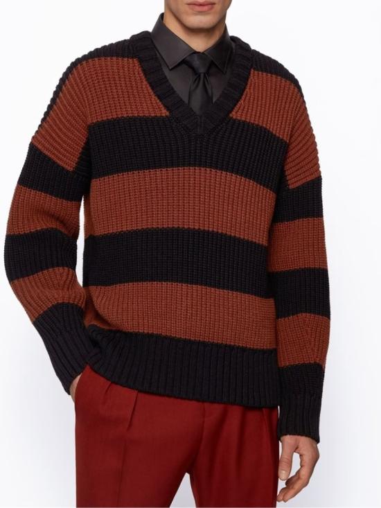  휴고보스 스웨터 50450007224 Black - HUGO BOSS