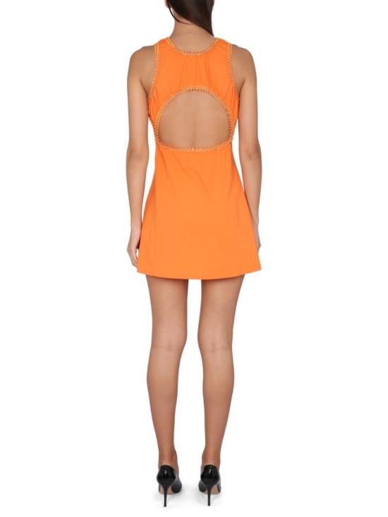  모스키노 미디 원피스 04320822 0063 Orange - MOSCHINO