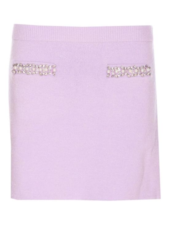 25FW 셀프 포트레이트 숏 스커트 PF25085SKLILAC Purple