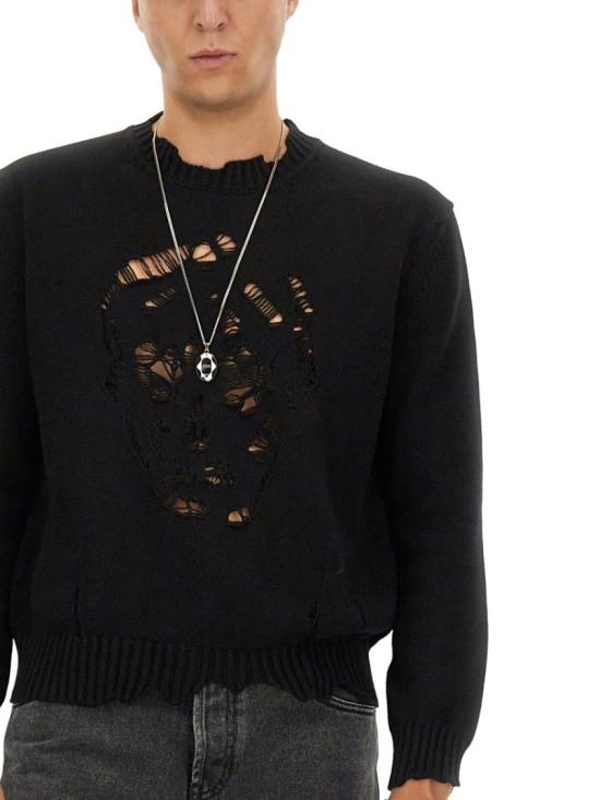  알렉산더 맥퀸 긴팔 셔츠 807272 Q1BA61000 Black - ALEXANDER MCQUEEN