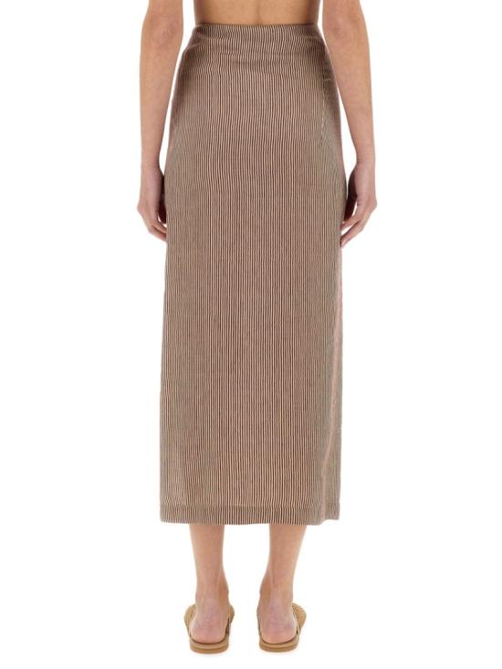 25SS 알리지 롱 스커트 105027 P5235BAR Burgundy - ALYSI