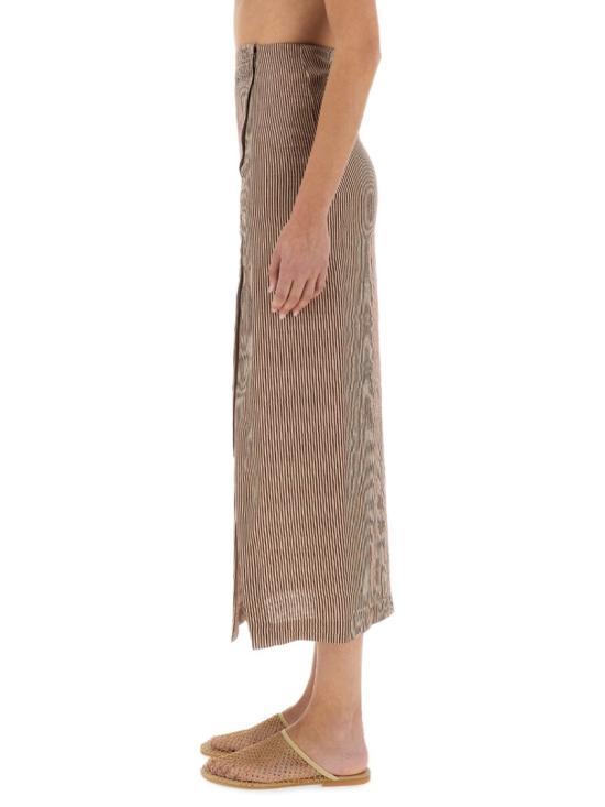 25SS 알리지 롱 스커트 105027 P5235BAR Burgundy - ALYSI