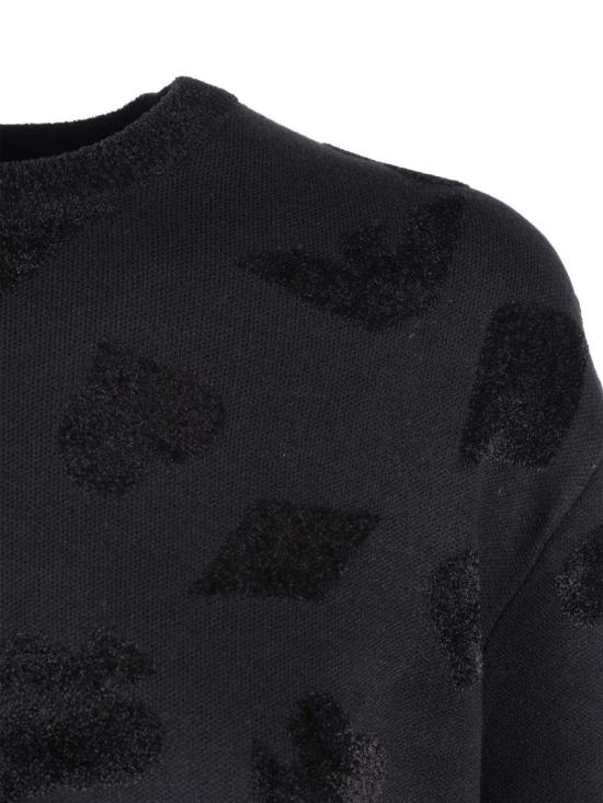 25FW 엠포리오 아르마니 스웨터 EW002761AF19924 Black - EMPORIO ARMANI