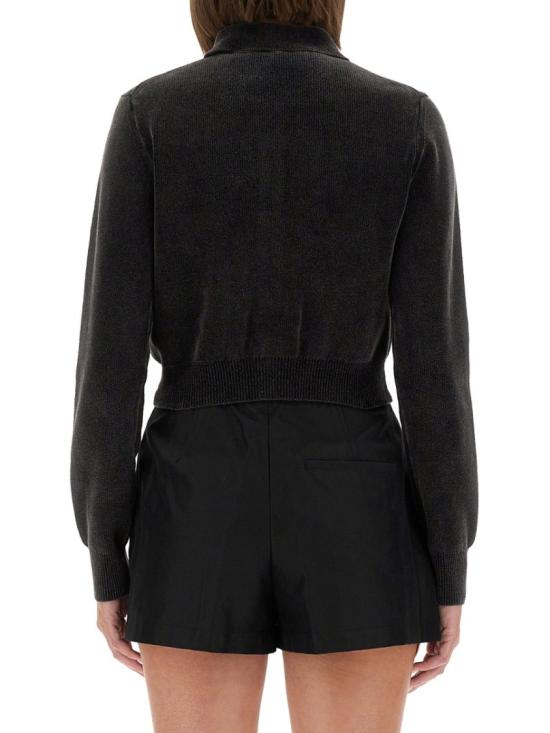 25FW 알렉산더 왕 가디건 1KC3253055 011 Black - ALEXANDER WANG