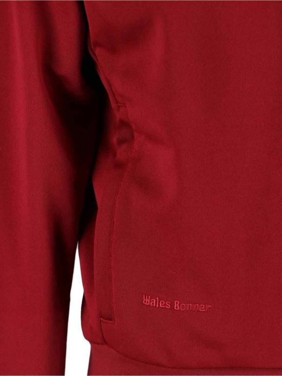  아디다스 X 웨일즈 보너 후드 티셔츠 JM8298CBURGU Red - ADIDAS X WALES BONNER