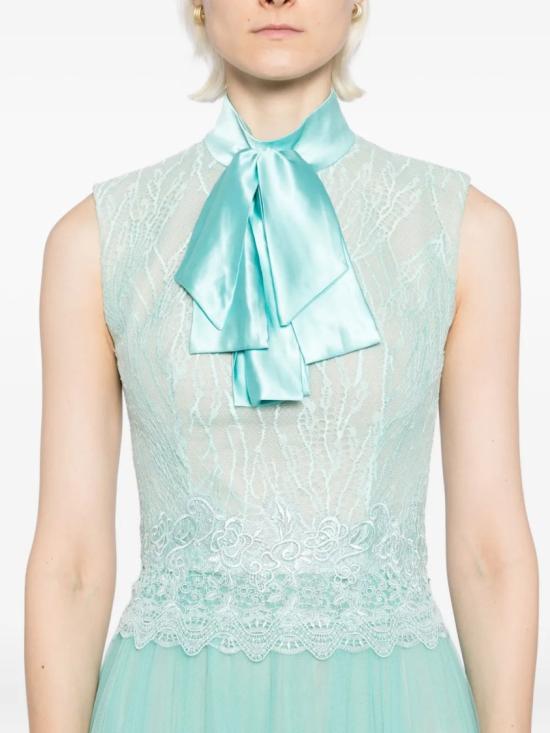  사이드 코베이시 롱 원피스 레이스 롱 드레스 - SAIID KOBEISY