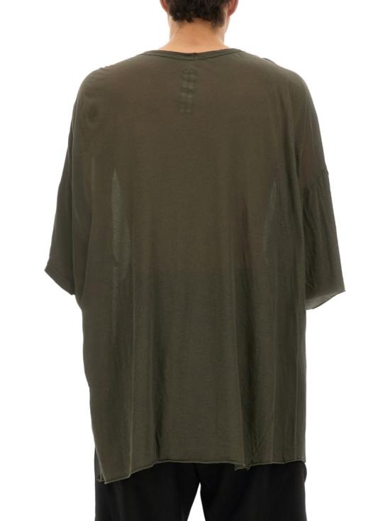 25FW 릭 오웬스 반팔 티셔츠 RU02E1283 UC25 Green - RICK OWENS