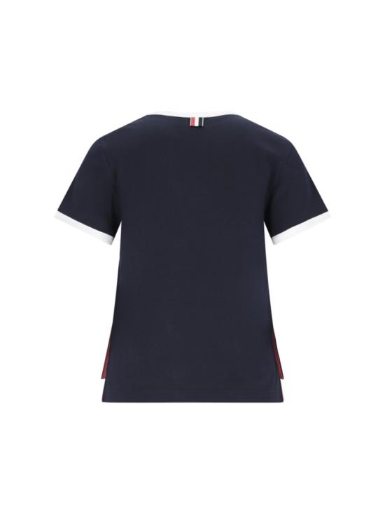 25FW 톰브라운 탑 FJS075A 00042415 Blue - THOM BROWNE