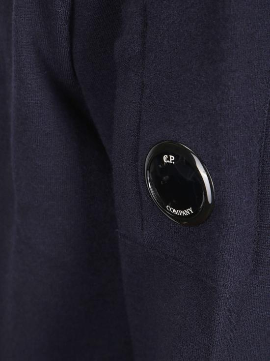 25FW 씨피 컴퍼니 스웨터 19CMKN037A005528A Blue - C.P. COMPANY