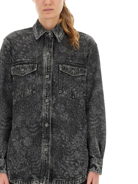 25FW 골든구스 데님 GWP02351 P00208090497 Black - GOLDEN GOOSE