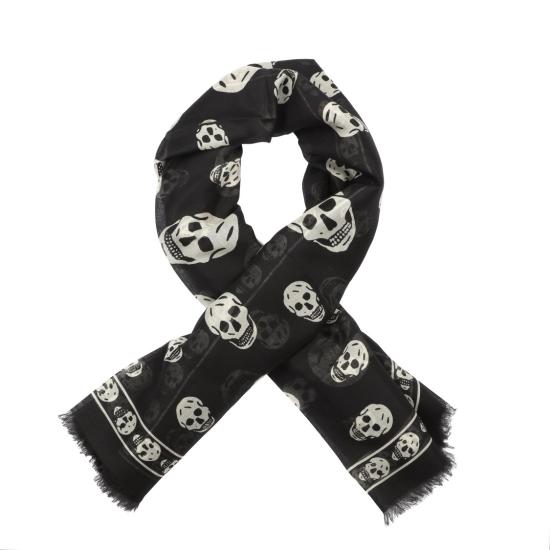  알렉산더 맥퀸 머플러/스카프 5577174943Q1078 Black - ALEXANDER MCQUEEN