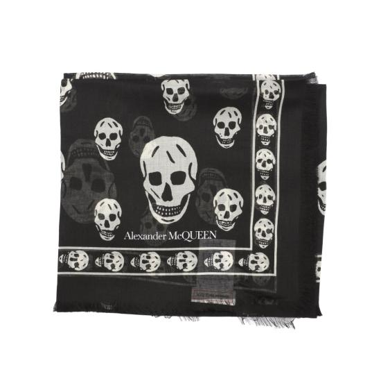 알렉산더 맥퀸 머플러/스카프 5577174943Q1078 Black - ALEXANDER MCQUEEN