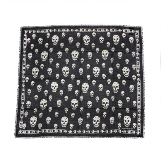  알렉산더 맥퀸 머플러/스카프 5577174943Q1078 Black - ALEXANDER MCQUEEN