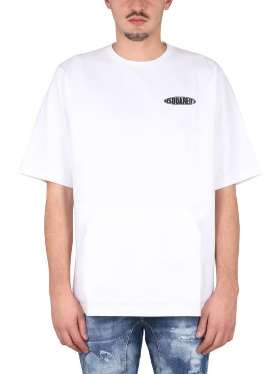  디스퀘어드2 반팔 티셔츠 S74GD1077 S23851100 White