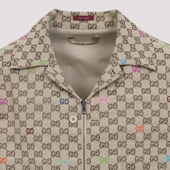 25FW 구찌 캔버스 자켓 833305 ZAS81 Brown - GUCCI