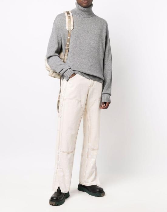 25FW 오프화이트 터틀넥 OMHF027F21KNI0010606 Grey - OFF WHITE