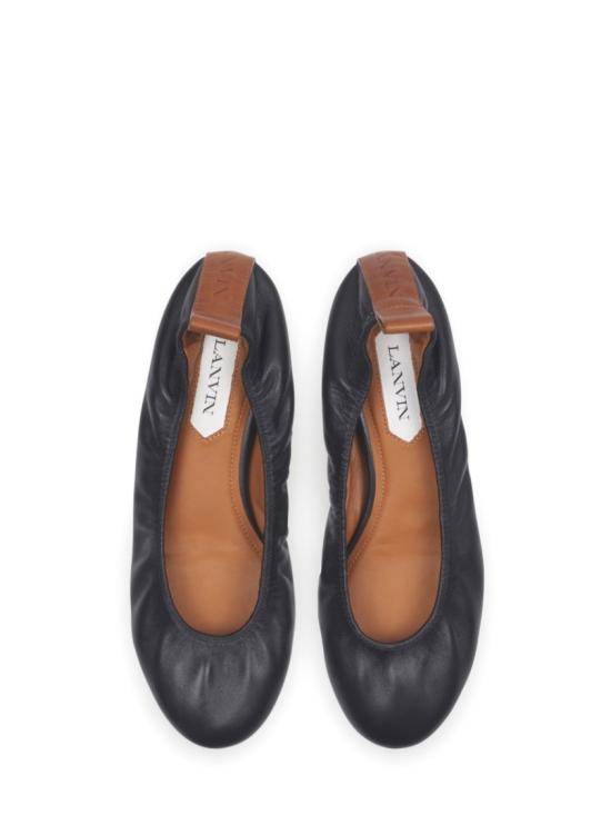  랑방 플랫 슈즈 FW BAMB02 NAPA P2410 Black - LANVIN