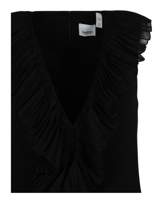  버버리 미디 원피스 8058106 00002 8 Black - BURBERRY
