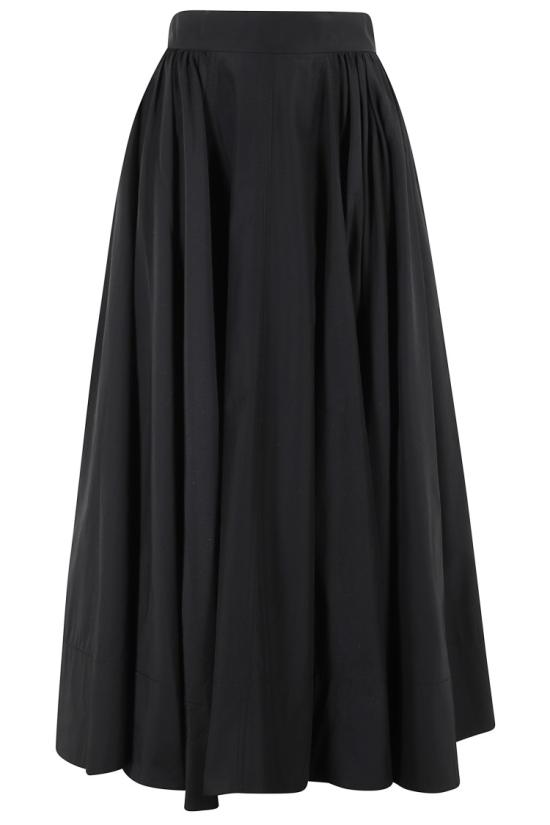 25SS 안다마네 롱 스커트 TM170367A 096 Black