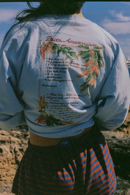  CIAO CIAO 긴팔 티셔츠 Ciao Ciao Amatriciana  라이트 블루 - OTHER BRANDS