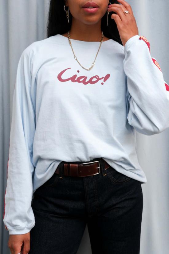  CIAO CIAO 긴팔 티셔츠 Ciao Ciao Amatriciana  라이트 블루 - OTHER BRANDS