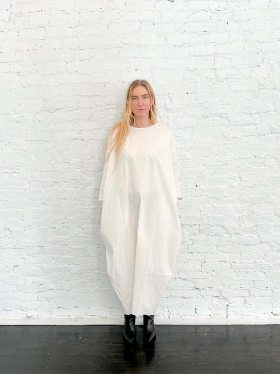  앨범 디 파밀리아 롱 원피스 앨범 Di Famiglia 에그 드레스 밀크 - ALBUM DI FAMIGLIA