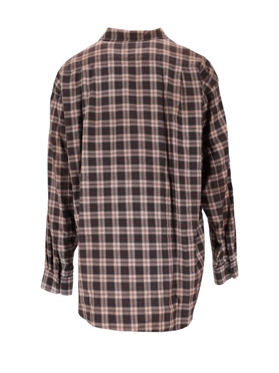 25FW 디스퀘어드2 셔츠 S71DM0809D35307 002F CHARCOAL WHITE RED - DSQUARED2