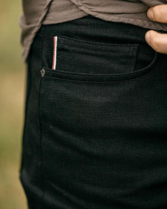  Hiroshi Kato 데님 팬츠 히로시 카토 해머 스트레이트 블랙 로우 14온스 셀비지 진 - OTHER BRANDS