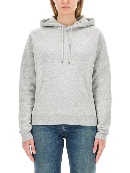  생로랑 후드 티셔츠 728319 Y37GY1403 White