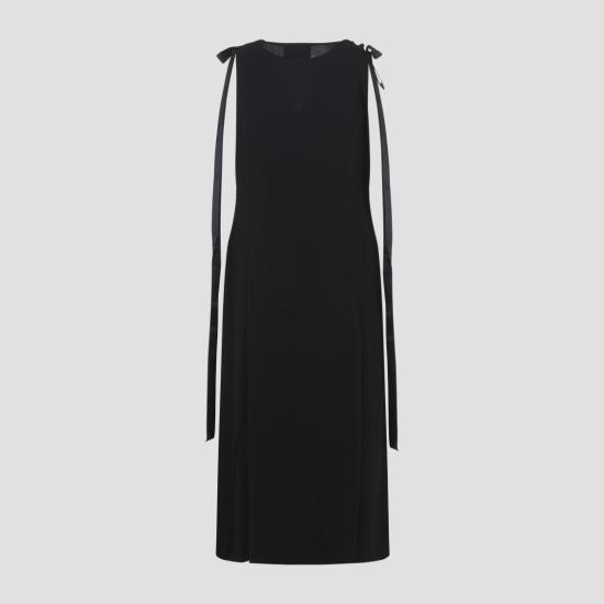 25FW 시몬로샤 미디 원피스 7410 0571 Black - SIMONE ROCHA