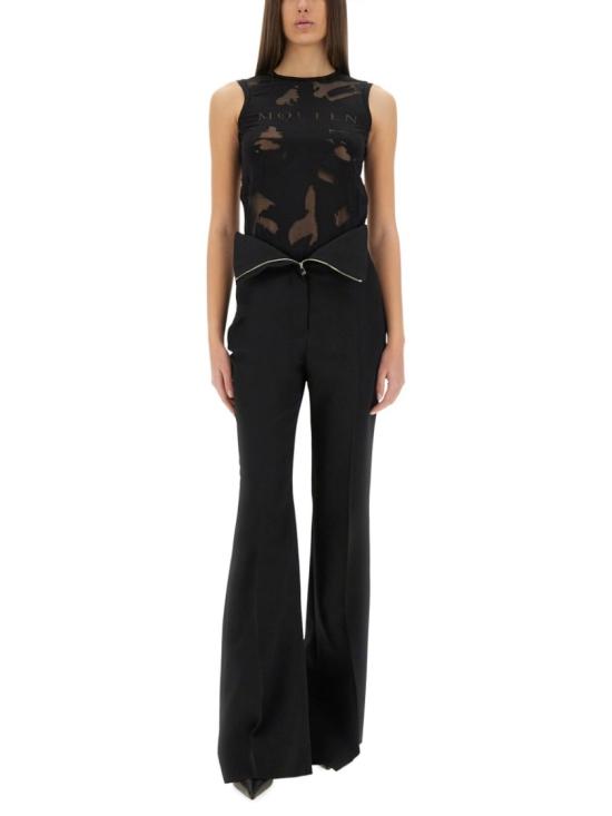 25SS 알렉산더 맥퀸 민소매 티셔츠 815574 QCAL01000 Black - ALEXANDER MCQUEEN
