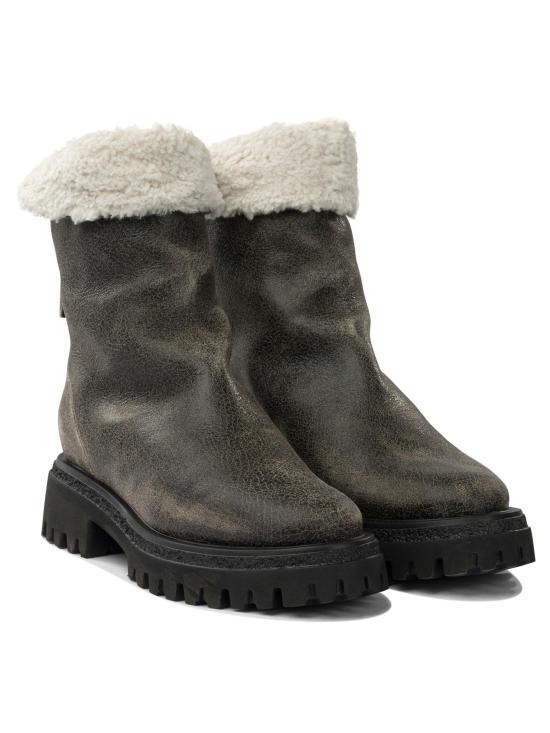 25FW 할마네라 부츠 RAMA27W AVIREX TAUPE WOOL ECROU BROWN - HALMANERA