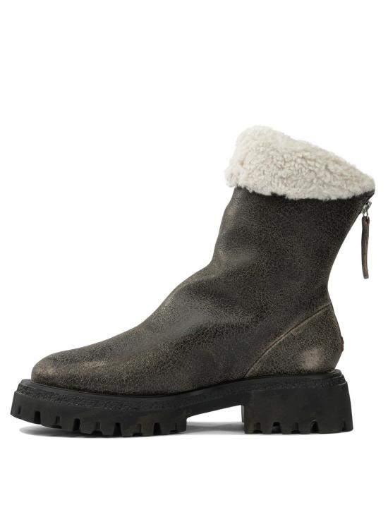 25FW 할마네라 부츠 RAMA27W AVIREX TAUPE WOOL ECROU BROWN - HALMANERA