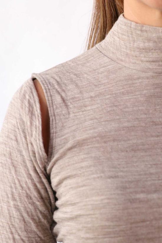  타나카 긴팔 티셔츠 하이넥 저지 - TANAKA