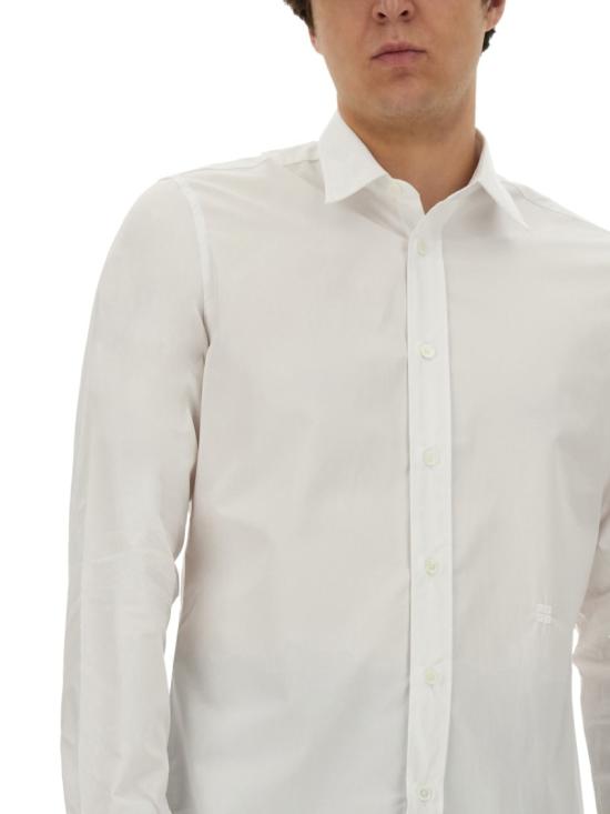  지방시 긴팔 셔츠 BM60ZY14M6 100 White - GIVENCHY