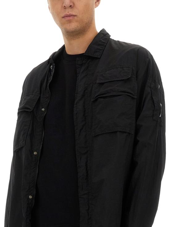  씨피 컴퍼니 긴팔 셔츠 17CMOS135A 005783G999 Black - C.P. COMPANY