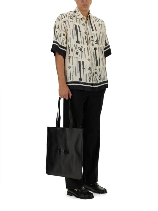  펜디 울 팬츠 FB0979 AR8SF0QA1 Black - FENDI