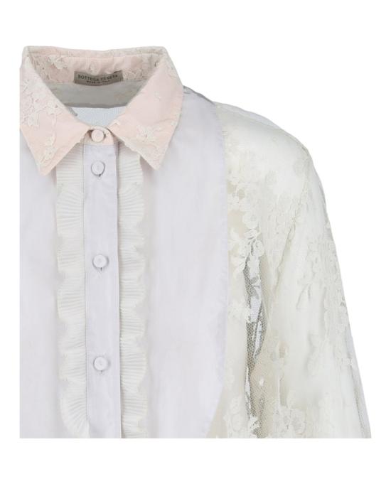  보테가베네타 블라우스 545456 VEYV3 1973 38 White - BOTTEGA VENETA