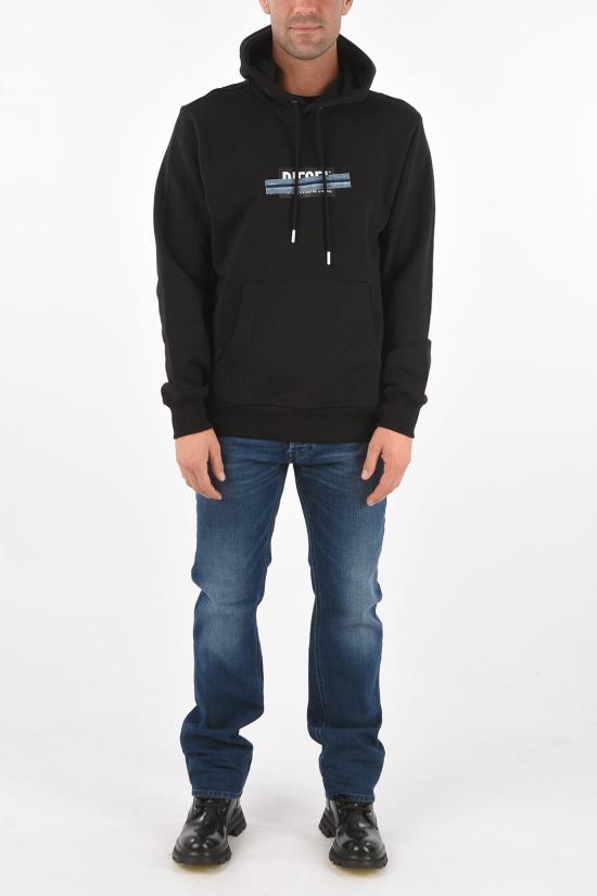  디젤 후드 티셔츠 A01049 0KASL 9XX Black - DIESEL