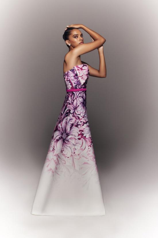  사이드 코베이시 롱 원피스 Sk Jet Black 스트랩리스 A라인 드레스 - SAIID KOBEISY