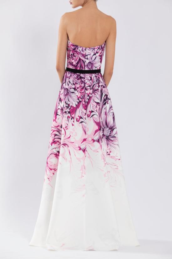  사이드 코베이시 롱 원피스 Sk Jet Black 스트랩리스 A라인 드레스 - SAIID KOBEISY