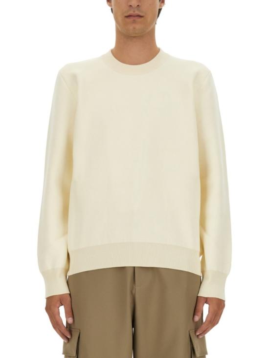 오프화이트 긴팔 티셔츠 OMHE165 F23KNI0010300 White