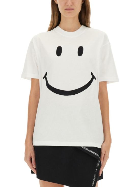 25FW 모스키노 탑 07125441 1001 White