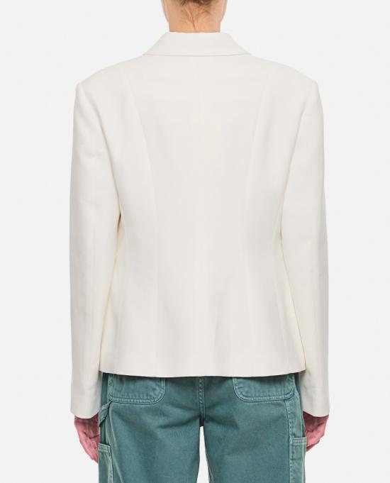 25SS 웨일즈보너 수트 자켓 WS25JA16CO03000 White - WALES BONNER